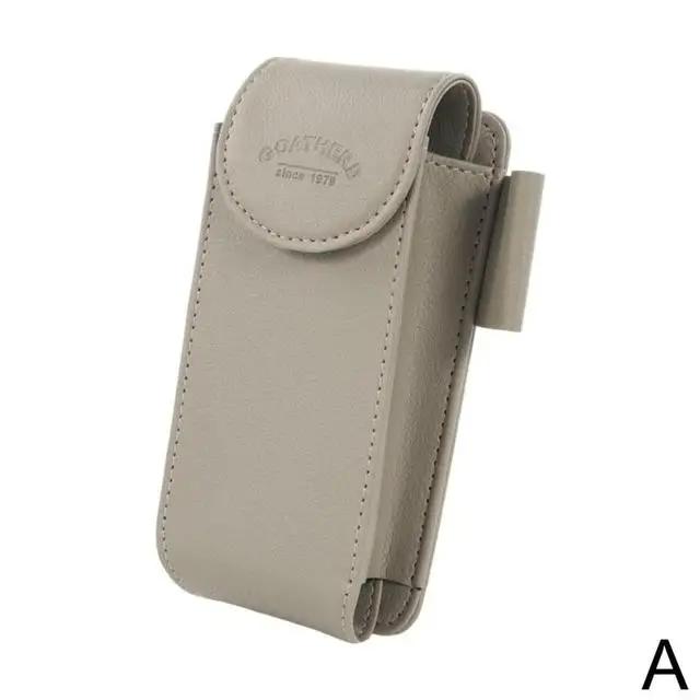 Car Sunglass Holder Car Sun Visor Glasses Case Organizer PU Leather Eyeglasses Storage Box Auto Interior Accessories