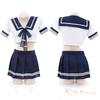 Sailor Suit Cosplay Large Size Uniform Sexy Costume XL XXXL JK Chubby Crossdressing Halloween Costume Extreme Pervert Erotic Sex Cute R2245 [R-Dream]