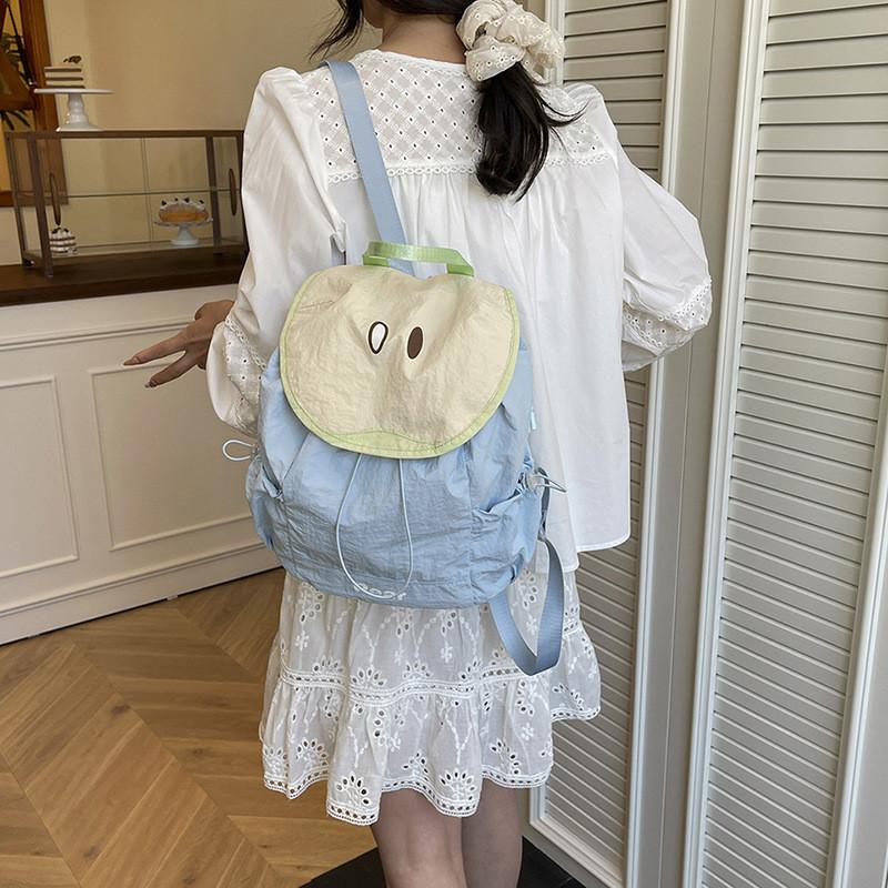Nylon Casual Backpack For Students With Magnetic Closure And Phone Pocket