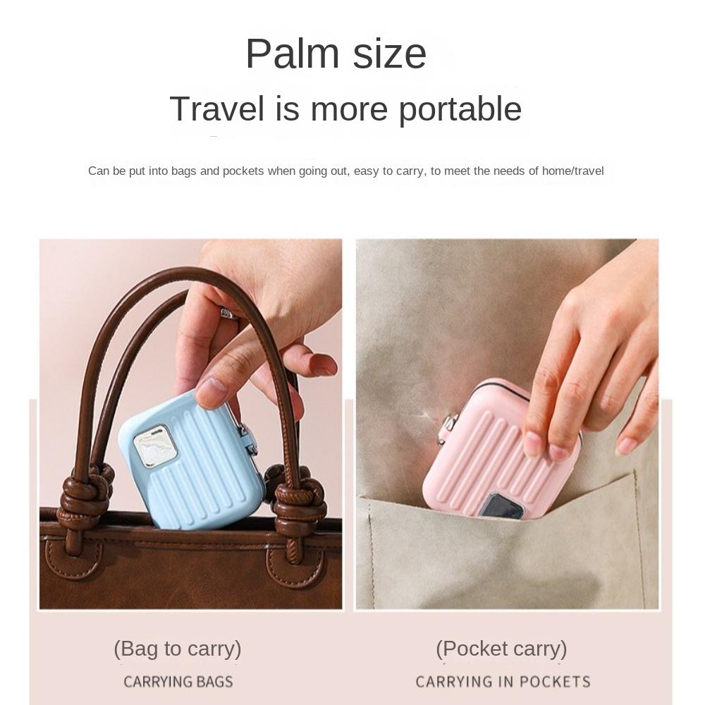 Portable Weekly Pill Box 7 Compartments Small Pill Dispenser Mini Travel Pill Organizer  Vitamins