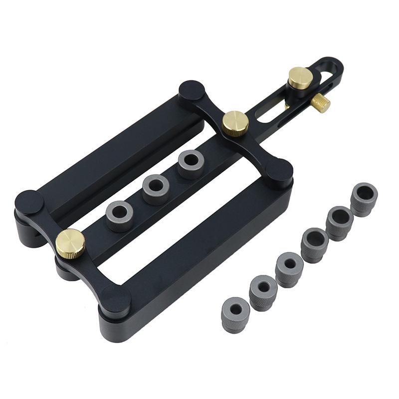 Woodworking 3-in-1 Hole Puncher & Vertical Positioner for Dowel and Tenon Woodwork