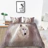 2023 New Style Wolf Print Bed Quilt Cover Comforter Duvet Covers Breathable Kids Friend Gift Cool Creative Home Decor Washable Bedclothes