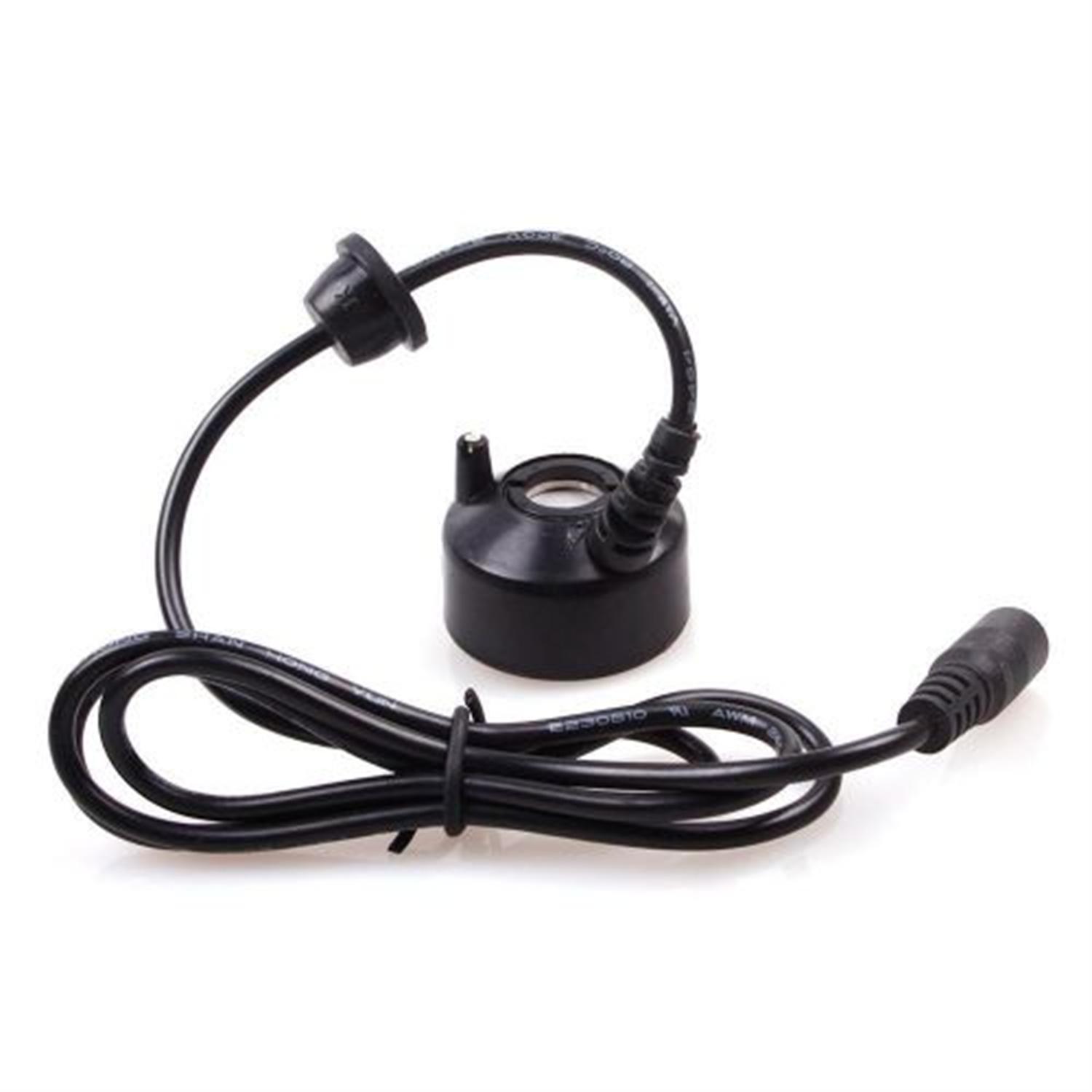 

Высококачественный увлажнитель воздуха Ультразвуковой DC 24V 350 мл/ч Генератор тумана Атомайзер для фонтана пруда Увлажнитель воздуха Небулайзер чёрный