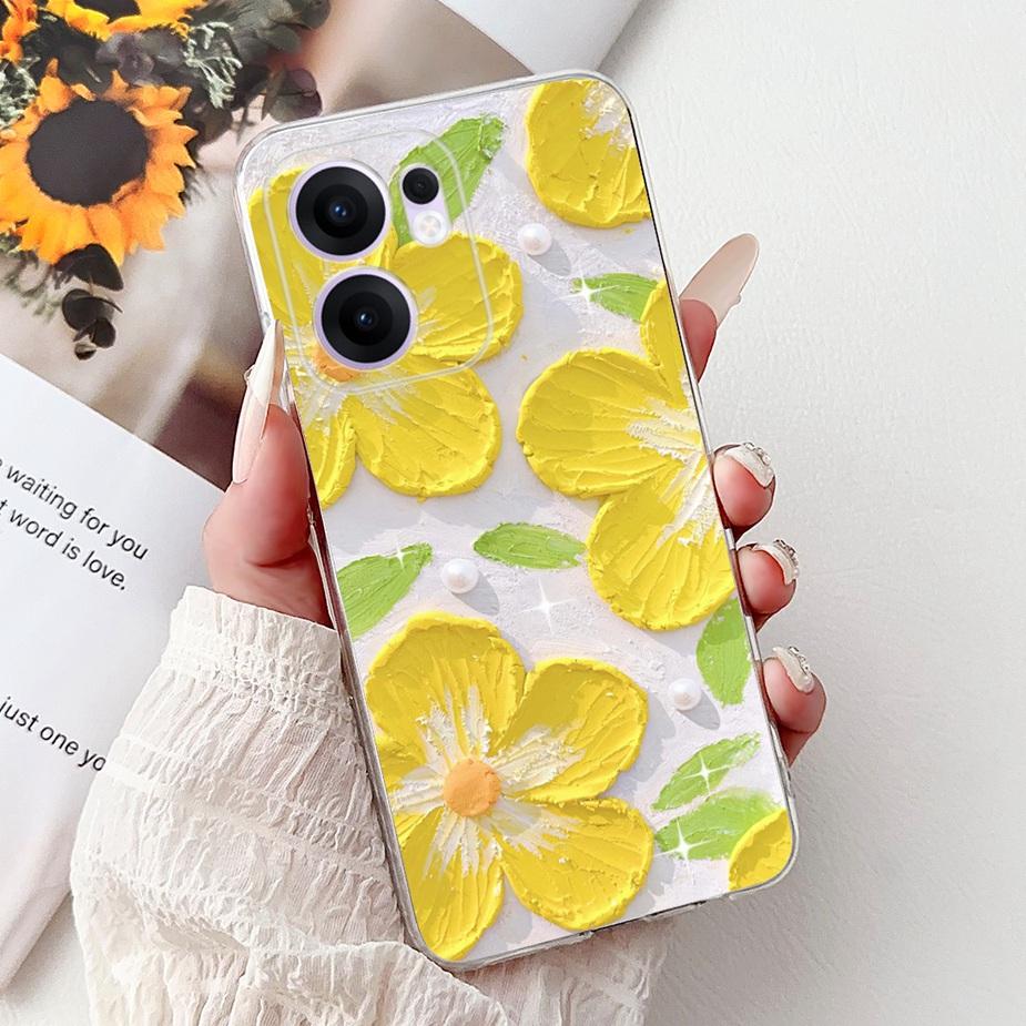 For Oppo Reno 13F 4G Case Reno13 Pro New Fashion Painted Cover Soft Silicone Phone Cases For Oppo Reno 13 Pro Reno13 F 5G Fundas