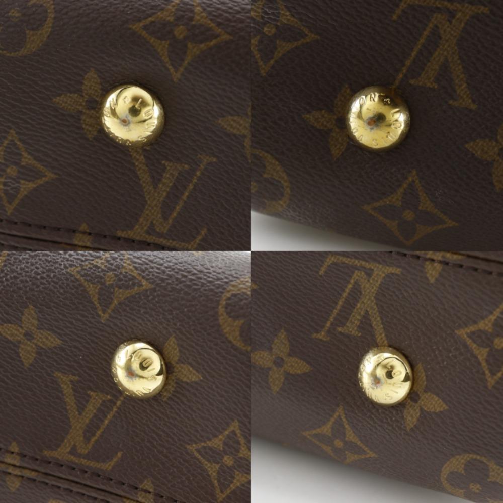 LOUIS VUITTON Tuileries Tote Handbag M41456 2WAYShoulder Brown Monogram canvas Women Used