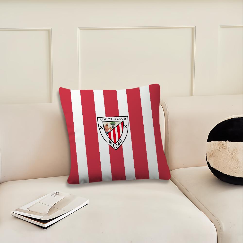 A-Athletic Club Football Cushion Cover Cushion Room Bedroom Headboard Sofa Living Backrest Nap Time Pillow Case