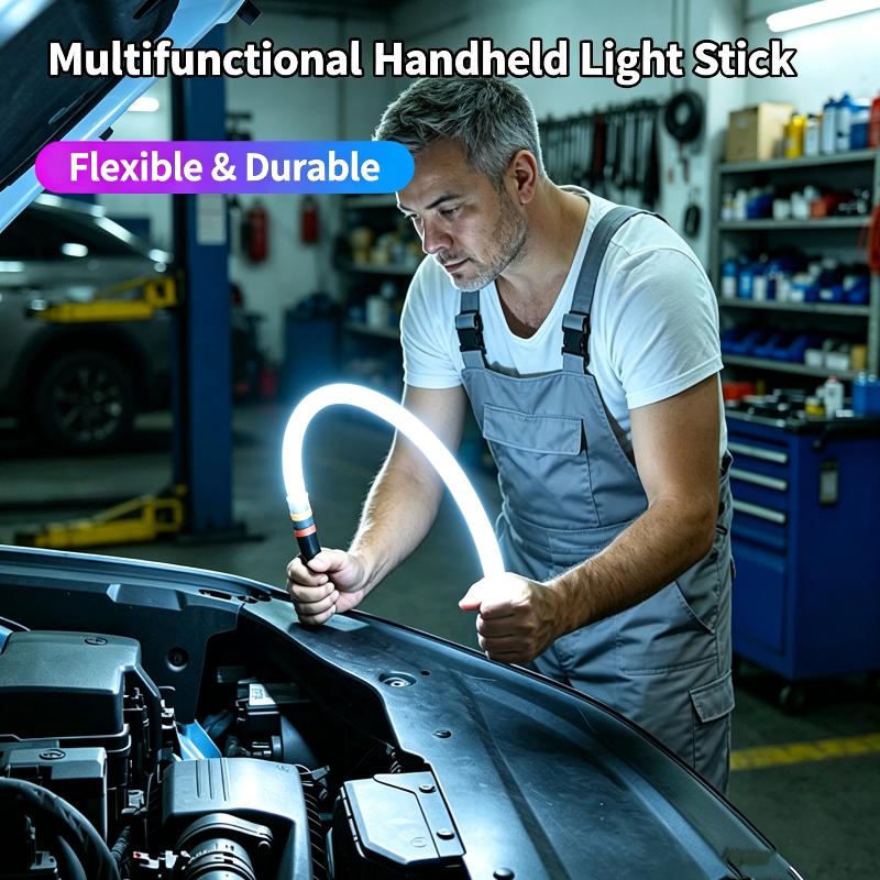 Flexible Led Flashlight Stick,Professional Work Light,Portable Tool For Car Repair Engine Bay Inspection Lamp Rechargeable