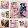Für Huawei P10 Lite Hülle WAS-LX1 WAS-LX2 Luxus Schleife Blumen Bemaltes Cover Weiche Dünne Handyhülle Für Huawei P10 Lite P10Lite Schale