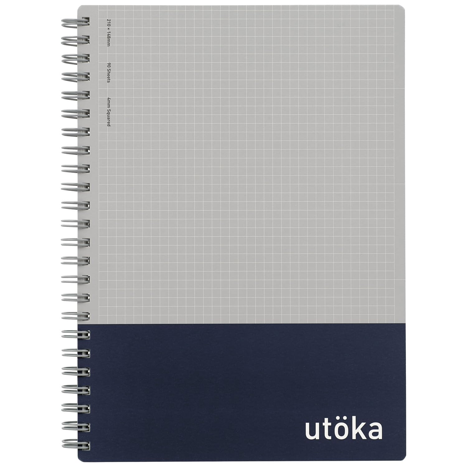 

Кольцо Maruman Note Note Utka A5, сетка 4 мм, темно-синий N460-72