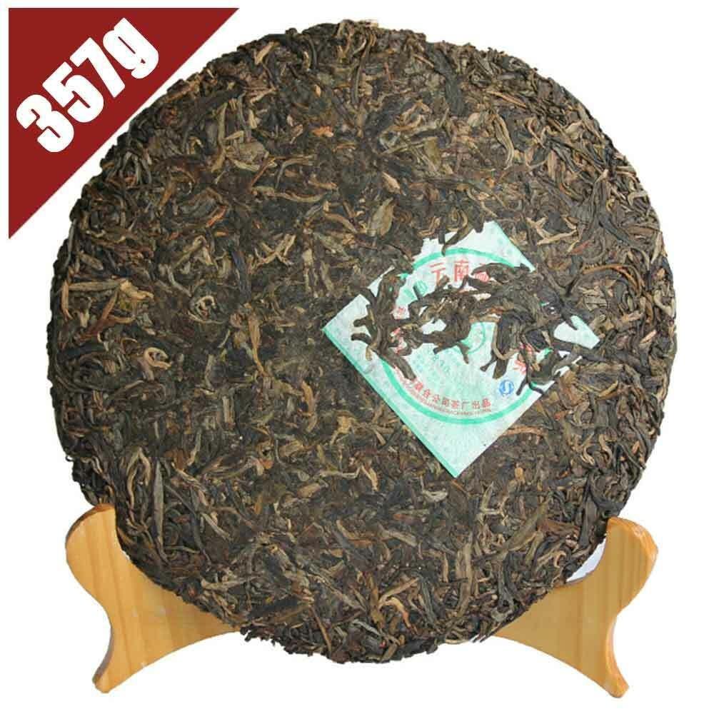 2008 Ba Jiao Ting 0840 Raw Pu-erh Tea Cake Yunnan Menghai Shen Sheng Puer 357g