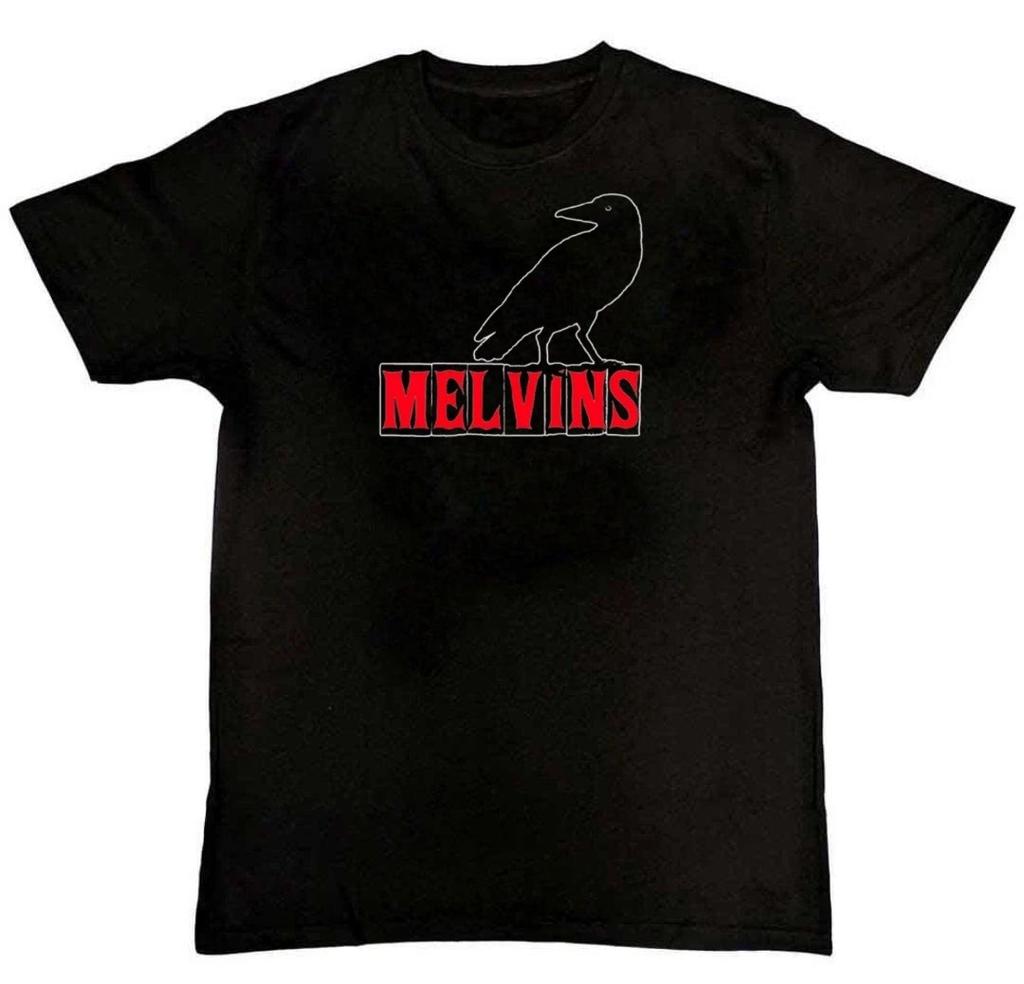NUOVA T-shirt Uomo con Stampa Grafica Classica Logo Band Melvins