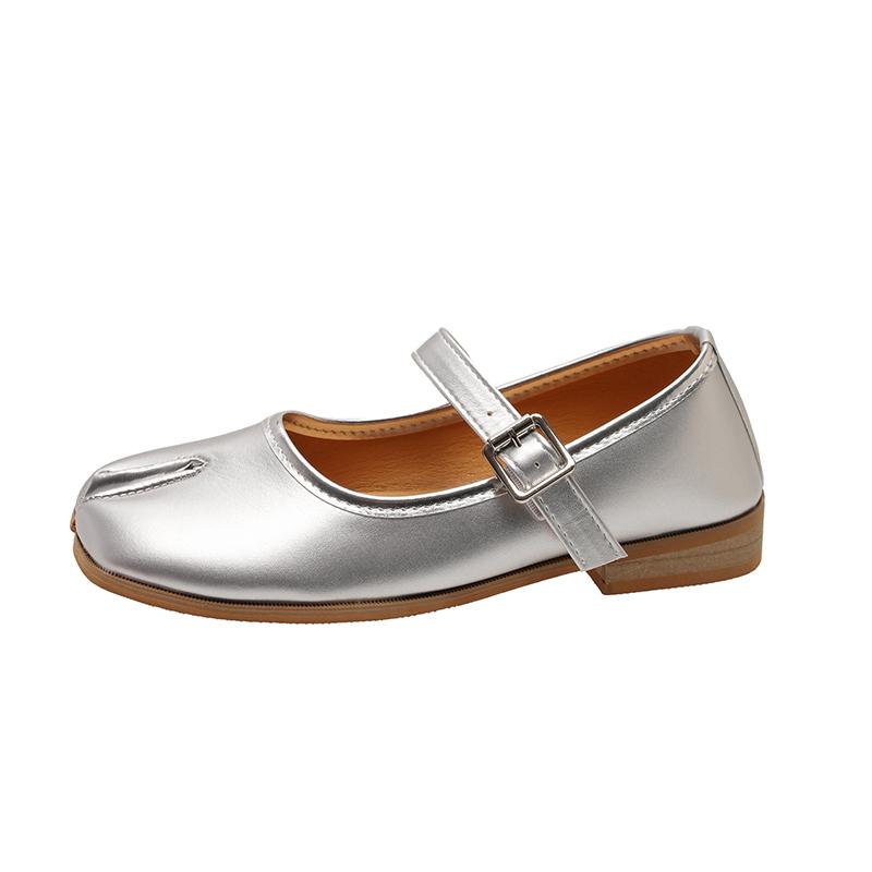 Fashion Women New Split Toe Flats Loafers Shallow Soft Leather Mules Casual Outdoor Walking Sneakers Mary Jane Shoes Zapatos Mujer