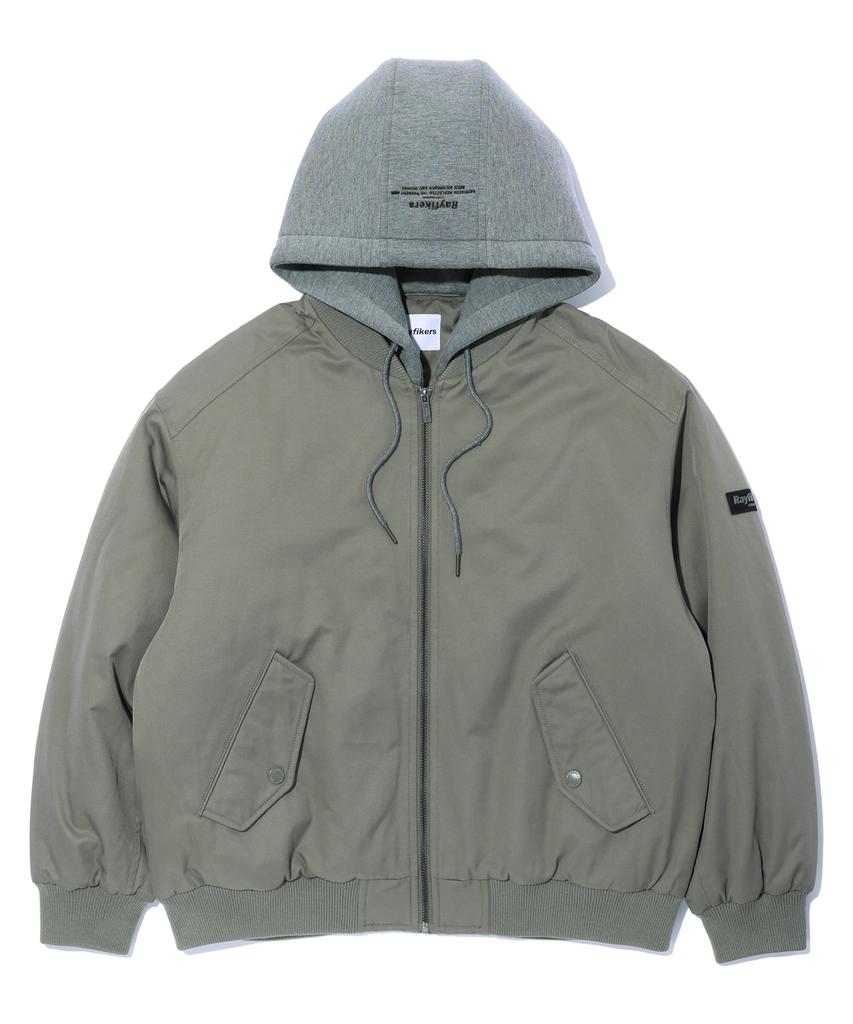 Rayfikers Wappen Padded Bomber Jacket Khaki (Mp1Ju015-048)