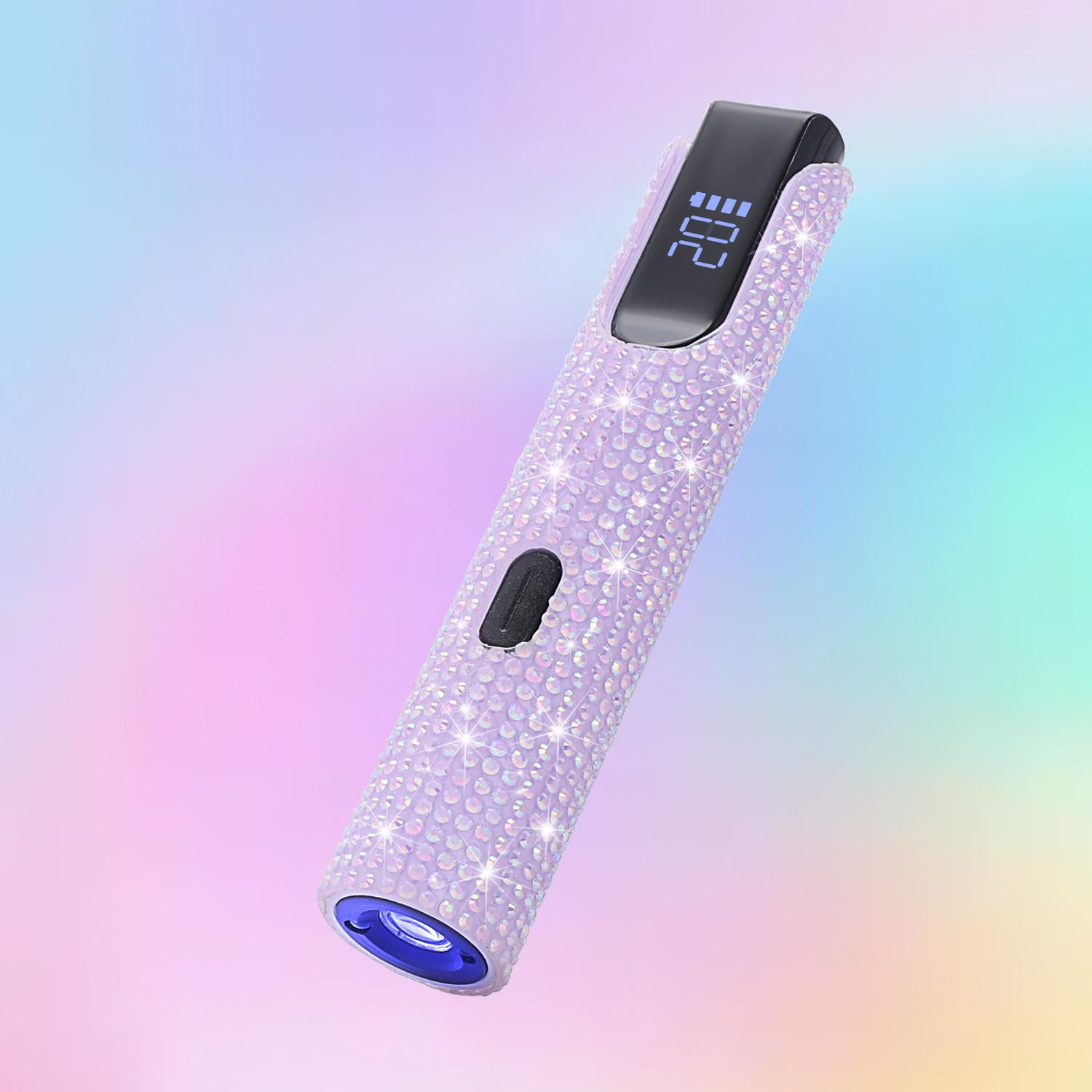 Rechargeable Mini Handheld Nail Art Lamp - Fast-Drying Portable Gel Polish Phototherapy Light