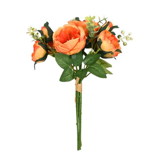 Beautiful Non-fading Decorative Bright Color Home Decoration Fake Rose Living Room Artificial Hibiscus