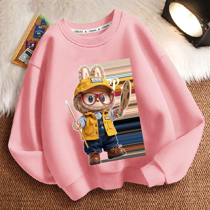 Loose Hoodies for Children, Fashionable Long-sleeved Hoodies for Boys and Girls in Spring and Autumn