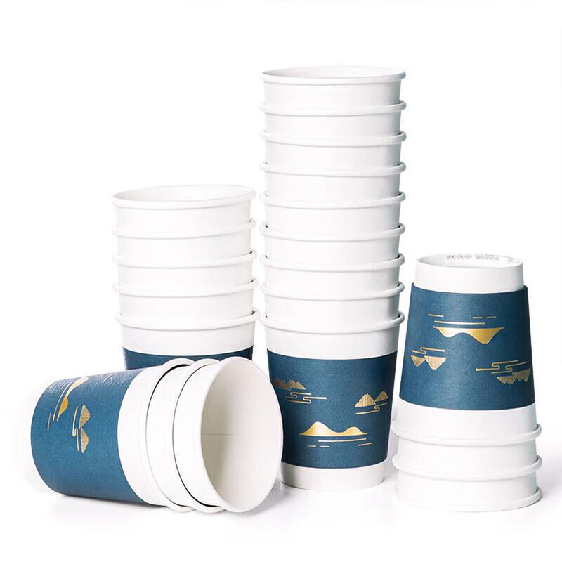 Deli Premium Embossed Disposable Paper Cups