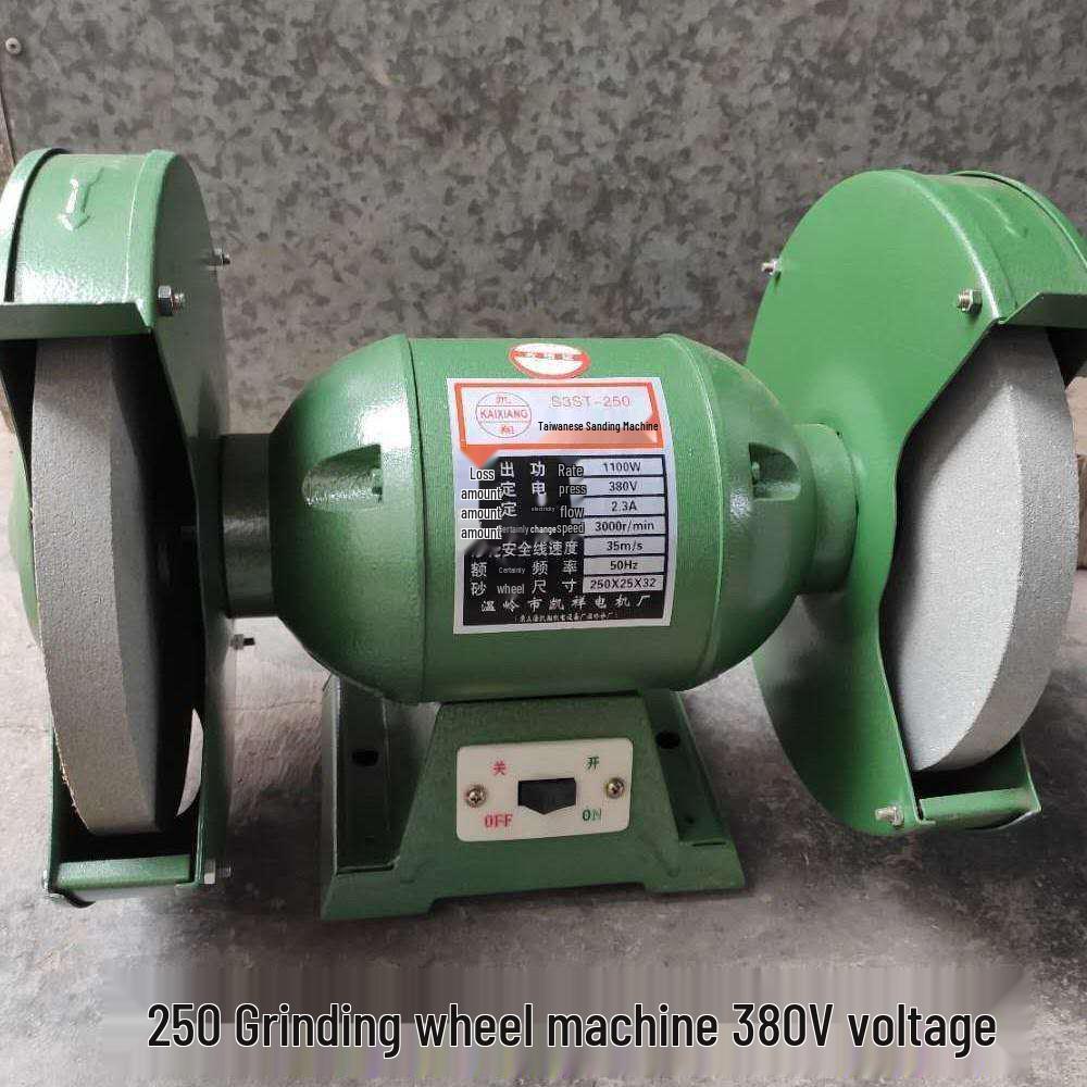 Compact 220V Electric Knife Sharpener & Multifunctional Desktop Polishing Grinder