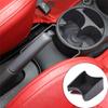 For Fiat 500 2011-2015 Abarth 595 Car Handbrake Multifunctional Storage Box ABS Black Replacement Spare Parts Accessories-A87Q