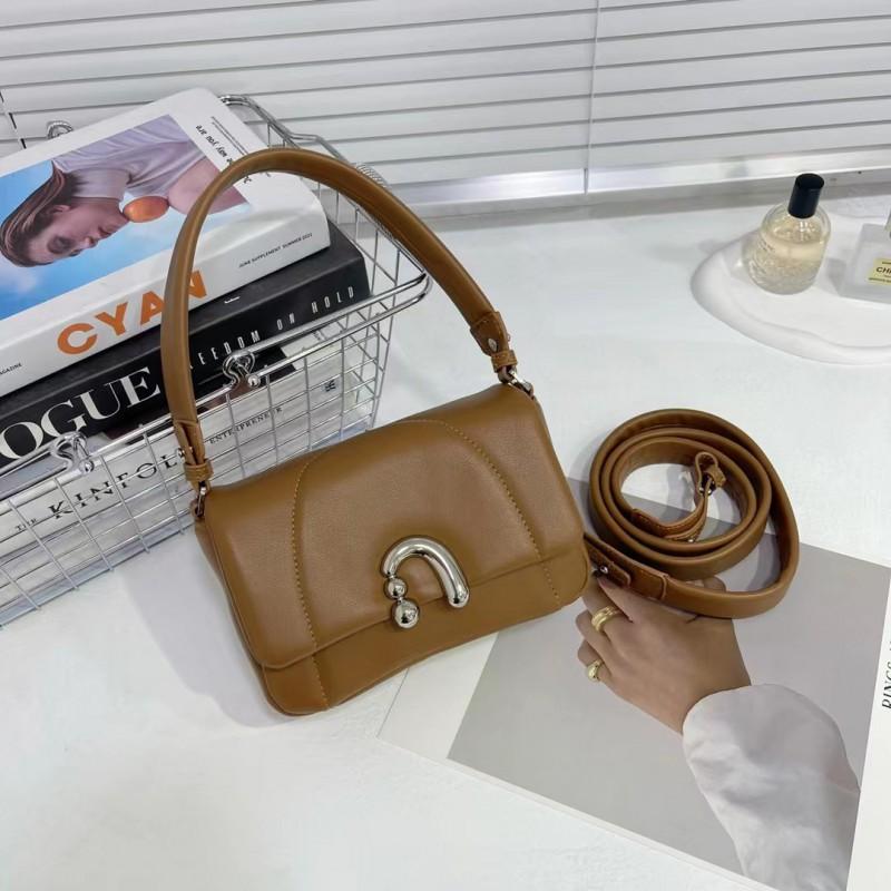 Niche Design ~ New Small Square Bag Cross-body Female Casual All-matching Underarm Cowhide Handbag Girls
