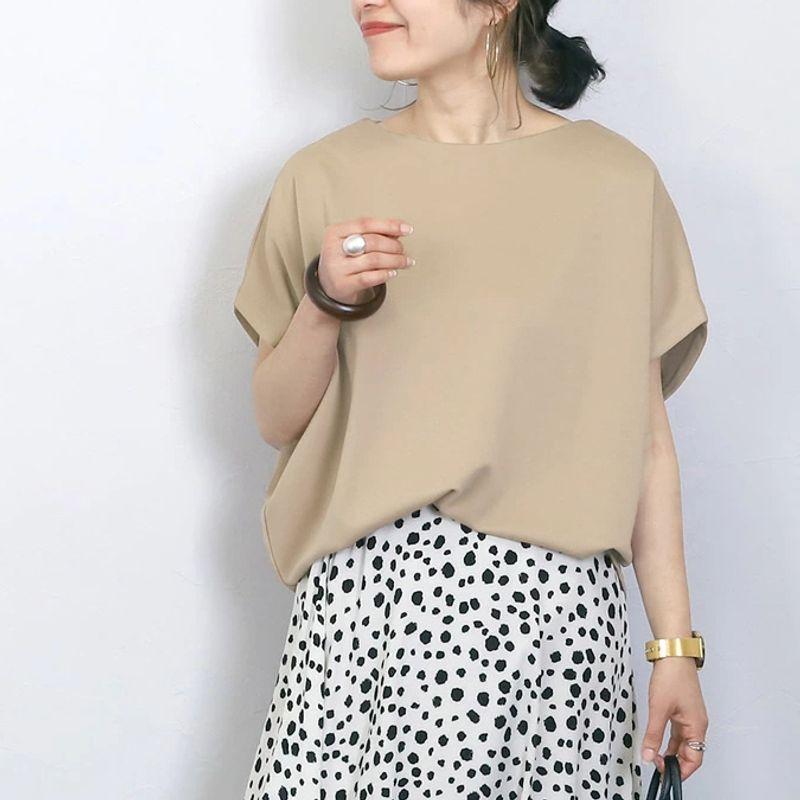 Japan and South Korea Hong Kong Style Summer New Round Neck Solid Simple Loose Casual All-matching Bat Sleeve Short Sleeve T-shirt Top