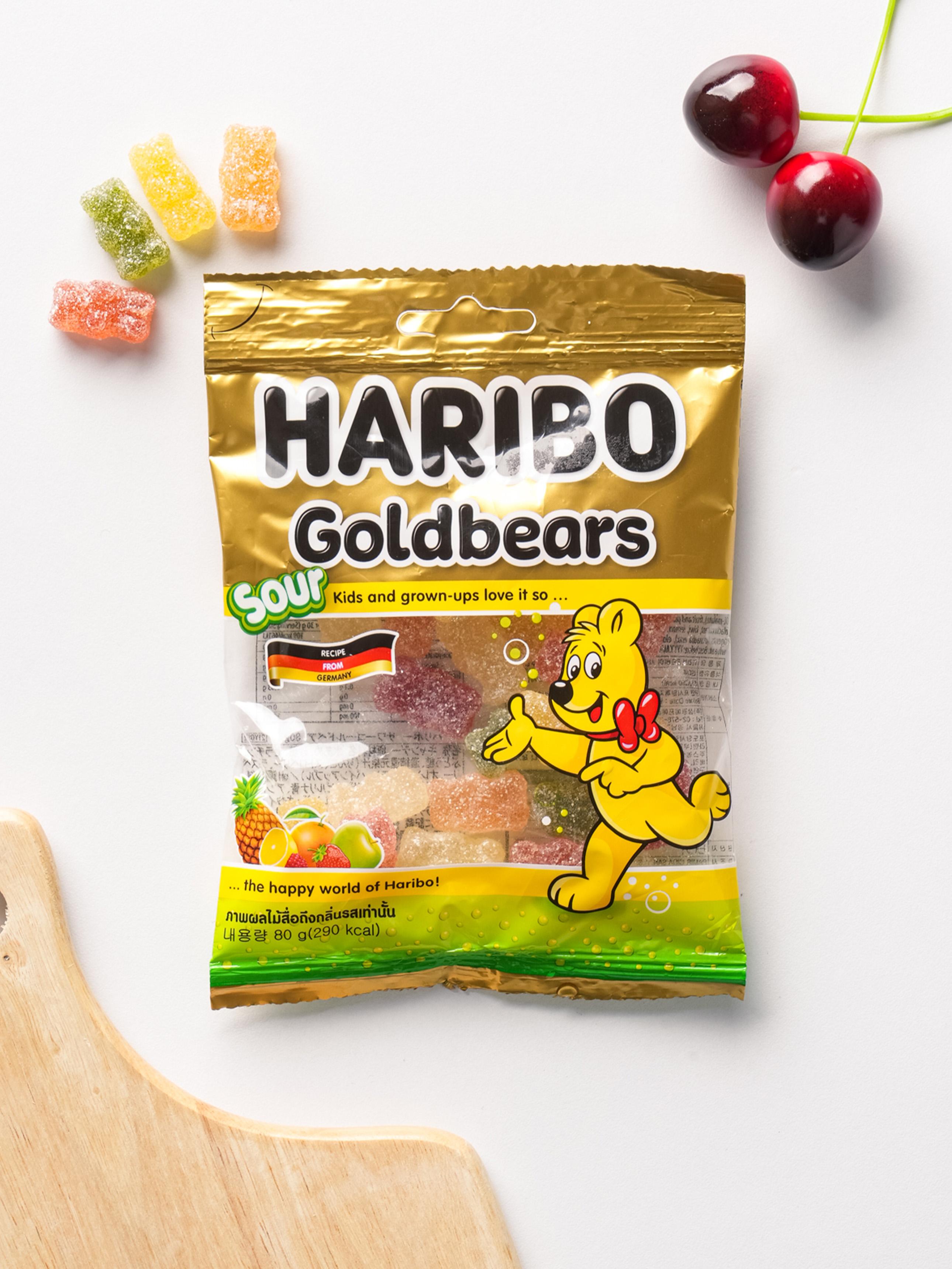 Haribo Золотой Мишка Кисло-сладкие жевательные конфеты 80г 1ea