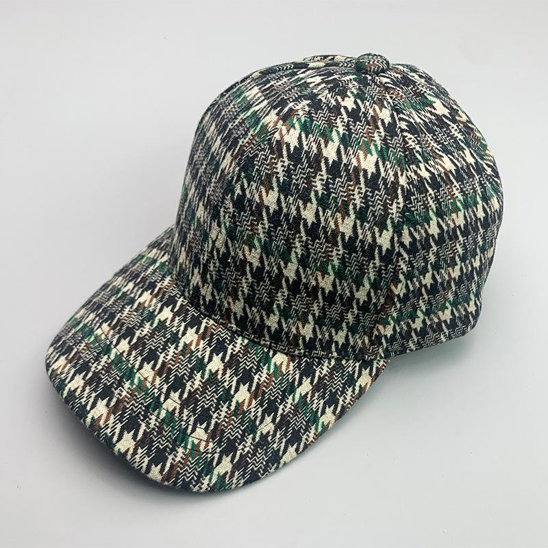 Retro British Style Fashion Classic Men'S And Women'S Baseball Caps Cotton Hip Hop Versatile Casual Breathable Sun Hats