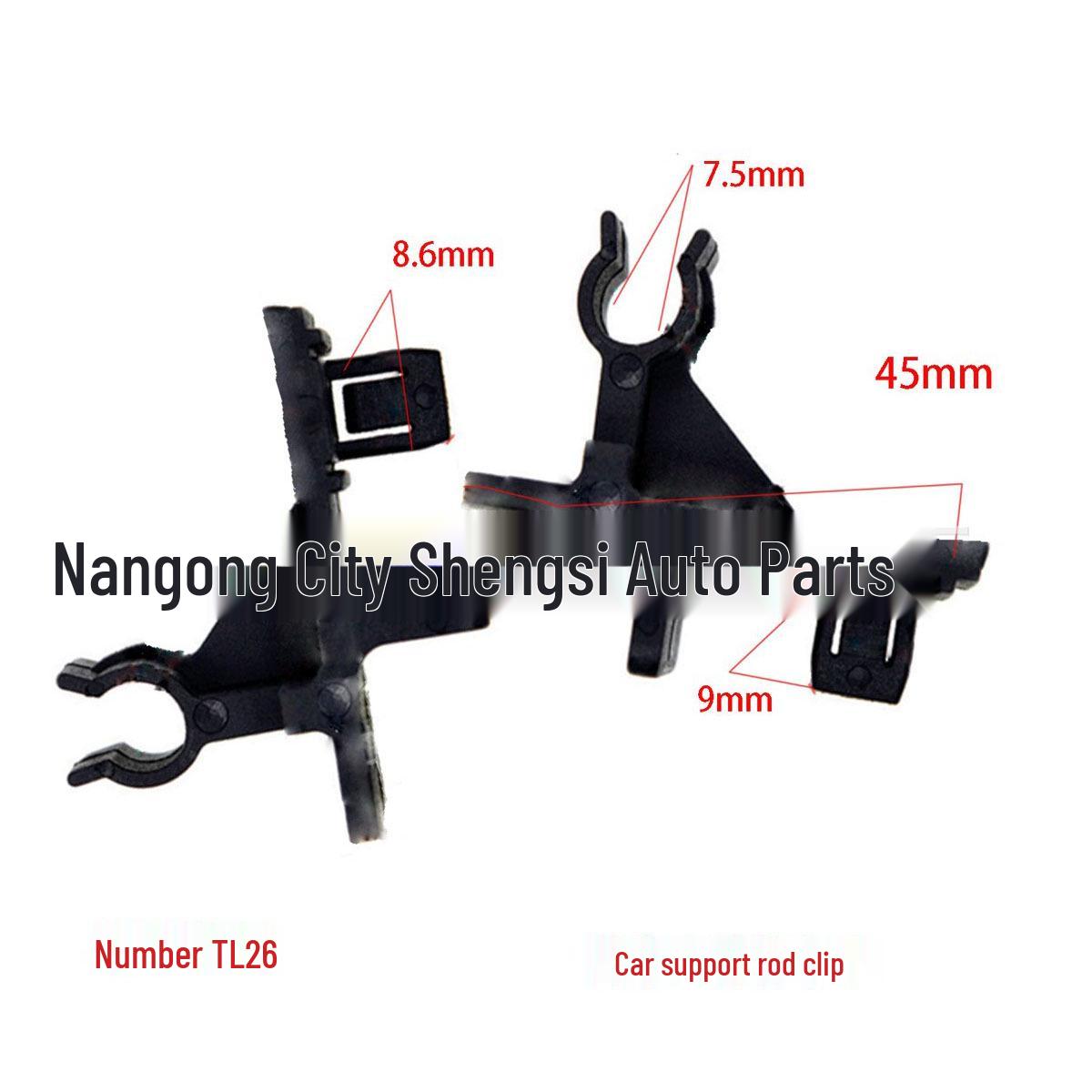 

Nissan Isuzu Car Hood Trim Panel Support Clips and Buckles 10,000 Units