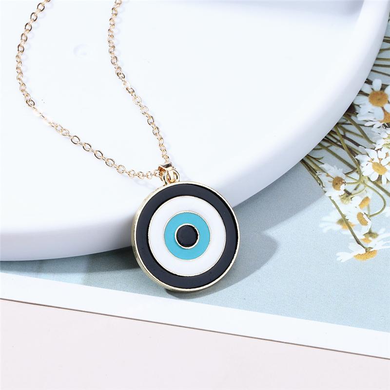 Bellissimo Collana Pendenti Occhi di Cristallo Turco Malocchio Per Donne Regali Gioielli Semplici Collane Catena Maglione