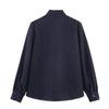Myst&Za Women's Winter 2025 Bow Denim Shirt