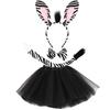 Zebra costume for girls carnival costume fancy dress party