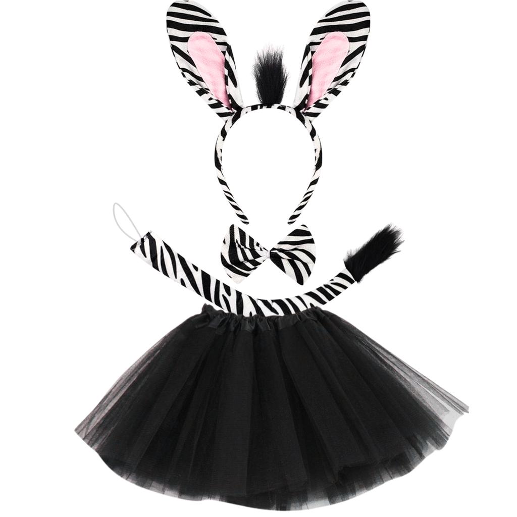 Zebra costume for girls carnival costume fancy dress party