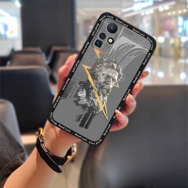 Anti-knock Silicone Phone Case For infinix Zero X/X Pro/X6811/X6811B Durable Phone Pouch TPU Graffiti Back Cover Cute