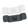 2Pcs Kitchen Cord Wrapper Orderly Storage Deformation Resistance Black White Cord Holder for Appliances Office