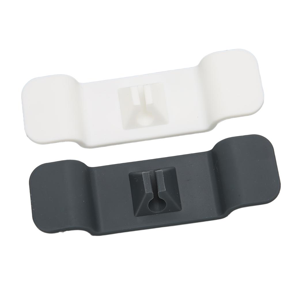 2Pcs Kitchen Cord Wrapper Orderly Storage Deformation Resistance Black White Cord Holder for Appliances Office