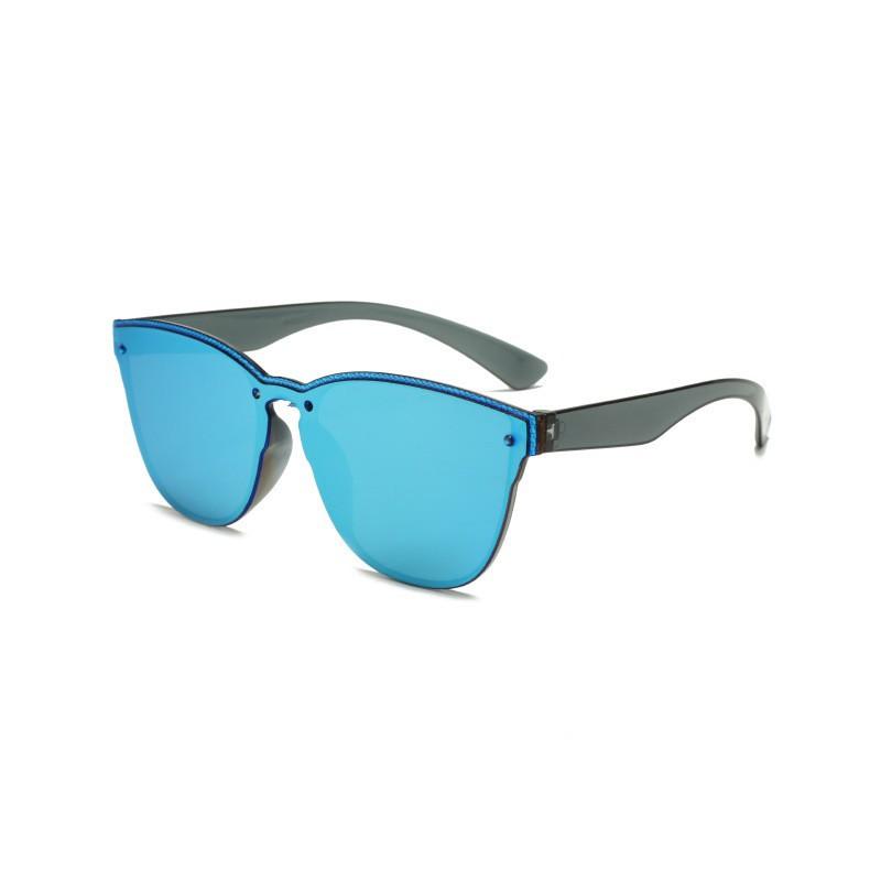 

Rice Nail Square Frame Glasses Candy Color Sunscreen Uv Protection Sunglasses Personalized Retro Sunglasses озеро синий