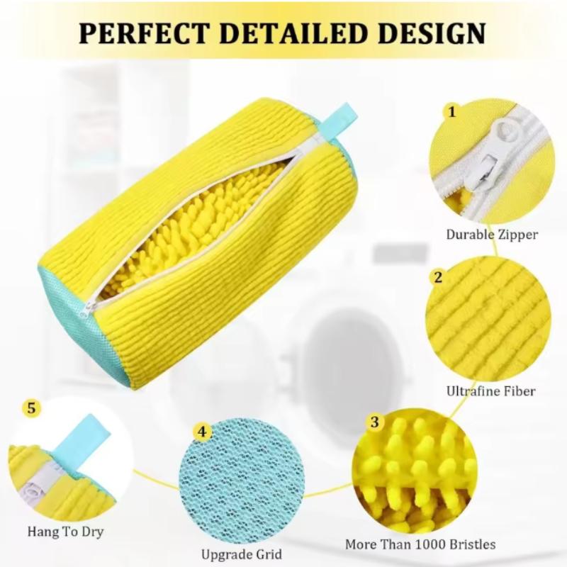 Shoe Bag for Lazy People A Household Washing Machine Special Protective Bag,Durable Shoe Washing Machine Bag for All Shoe Types