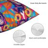 Psychedelic Graffiti Whimsical Smiling Horse Pillow Case  Cute Funny Pillow Cover Comfy Pillowcases For Office Car Home Decor