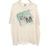 ONEITA 90s Old Short Sleeve T-shirt XL Ivory POWER-T Single Stitch Men's Used
