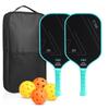 Carbon Fiber Pickleball Paddle 16mm Thickness T700 Grade Professional Non-Slip Grip Indoor Outdoor Court Use