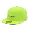 New Era 59FIFTY Cap Upright 7 Handwritten Metal ONSPOTZ and 5950 Flat Stylish Streetwear Travel Sun Gift (14699758 NER36C8548) Yellow, 3/8" Logo,