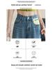 Women's Summer Rhinestone High-Waisted Floor-Length Jeans