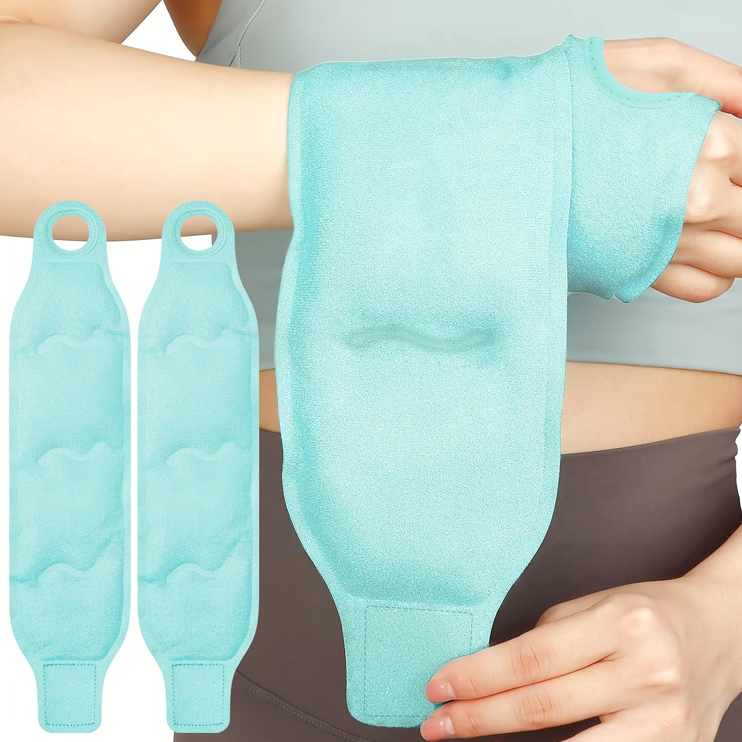 

Reusable Wrist Hot Cold Pack - For Soothing Heat & Ice Therapy. Ideal for Hand & Wrist Pain Relief. Reusable Gel Compress. небесно-голубой