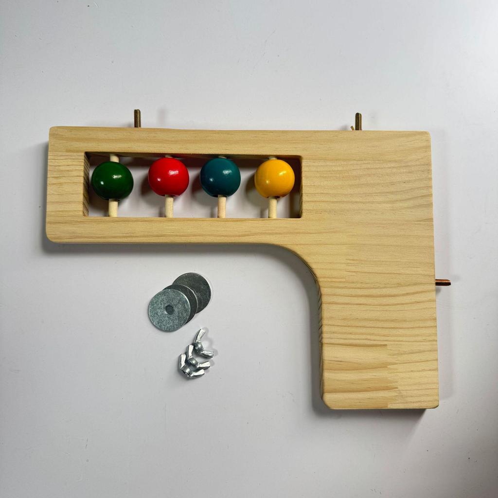 Ny L-formad fågelburspade i trä: Interaktiv Klätter- och Gnagleksak för Undulater