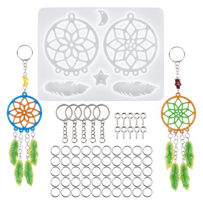 Силіконова форма Ловець снів DIY Форма для смоли Форма для виготовлення Ловця снів
