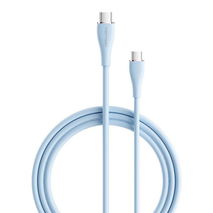Câble Usb-C Vention Pour Téléphone, Ordinateur Portable, Tablette, Pd 100 W, Charge Rapide, 1,5 M