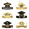 Graduation Party Paper Cap With Colorful Design For Photo Booths And Decorations