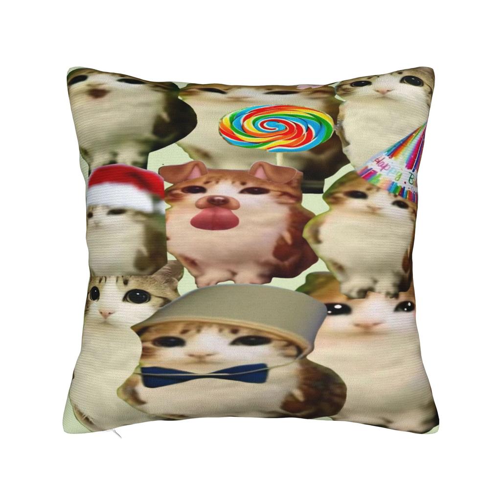 Cat Owl Funny Meowl Cat Meme Pillowcases Morden Pillow Case For Sofa Bedroom Home Decor Custom Pillow Cover