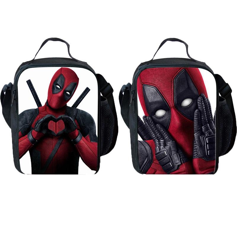 Izolovaný studentský batoh Deadpool s velkou kapacitou a nastavitelným ramenním popruhem