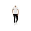 Versace Plain Logo Print V-Neck Short Sleeve T-Shirt Men Tops White AUU01004-A232741-A1001